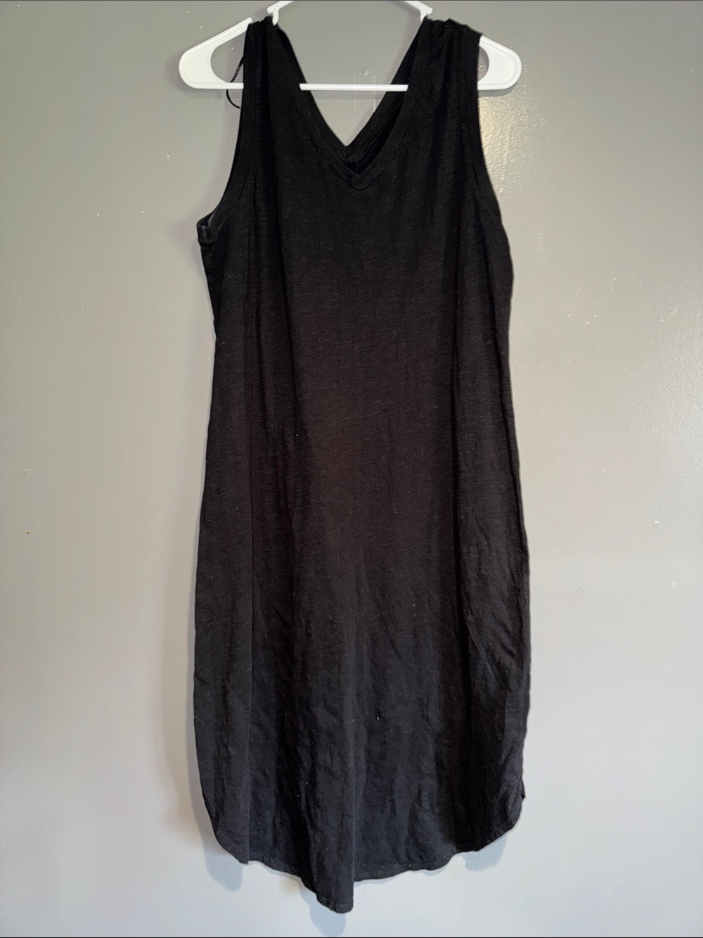 Time and Tru Black Sleeveless Maxi Dress